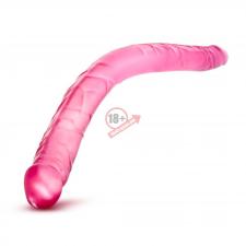 Розовый двусторонний фаллоимитатор B Yours 16" Double Dildo - 40,6 см.