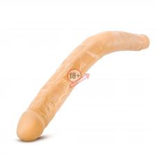 Телесный двусторонний фаллоимитатор B Yours 16" Double Dildo - 40,6 см.