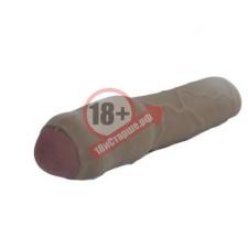 Насадка на член CyberSkin 3 inch Xtra Thick Uncut Transformer Penis Extension - 19,6 см.