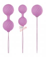 Набор розовых вагинальных шариков Luxe O' Weighted Kegel Balls