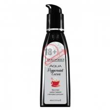 Лубрикант с ароматом мятного какао WICKED AQUA Peppermint Cocoa - 60 мл.