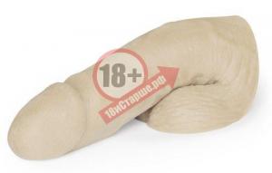 Мягкий имитатор пениса Fleshton Limpy среднего размера - 17 см.