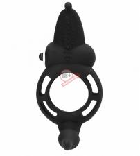 Чёрное эрекционное кольцо Superior Cock Ring