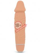 Телесный вибратор PURRFECT SILICONE CLASSIC MINI - 15 см.