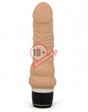 Вибратор-реалистик с богатым рельефом PURRFECT SILICONE CLASSIC MINI - 16 см.