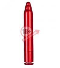 Красный вибратор METALLIX FIGURADO BULBED VIBRATOR - 11,5 см.