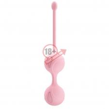 Нежно-розовые вагинальные шарики Kegel Tighten Up I